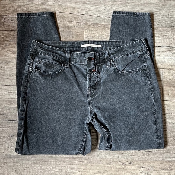 VINCE Luce Crop Skinny Charcoal Jeans (Size 32) - Picture 8 of 14